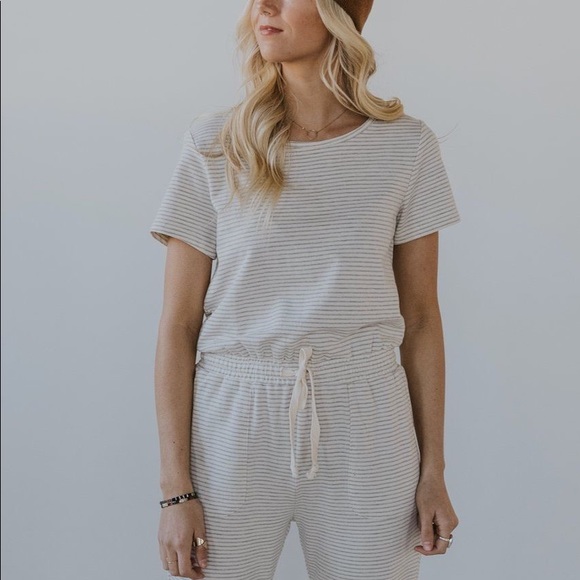 TEMECULA STRIPED JUMPSUIT || ROOLEE - Picture 2 of 4